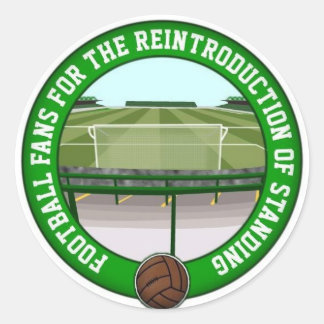 Sticker Rond Sécurité debout