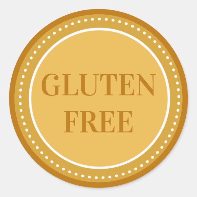 Sticker Rond Sécurité des allergies alimentaires en boulangerie (Devant)