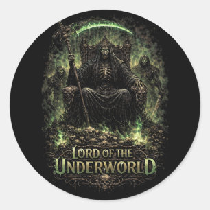 Sticker Rond Seigneur des Enfers