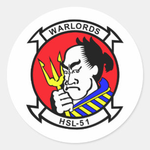 Sticker Rond Seigneurs de la guerre HSL-51