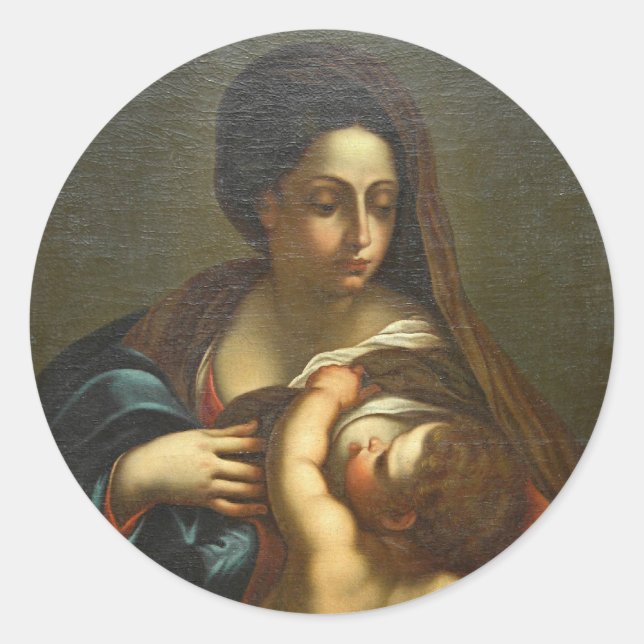 STICKER ROND SEIN DE MARY (Devant)