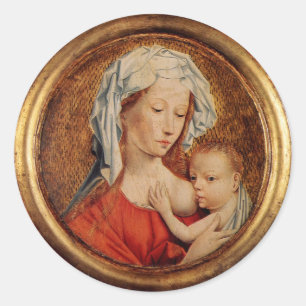 STICKER ROND SEIN DE MARY