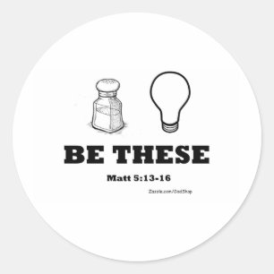 Sticker Rond Sel et lumière