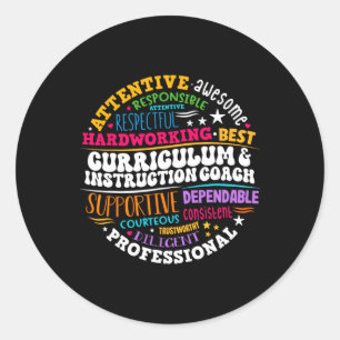 Sticker Rond Semaine d'appréciation des entraîneurs de programm