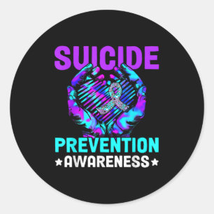 Sticker Rond Semaine de sensibilisation à la prévention du suic