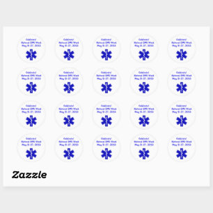 Sticker Rond Semaine nationale EMS 2023