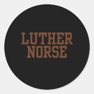 Sticker Rond Séminaire Luther Norse