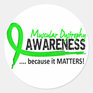 Sticker Rond Sensibilisation 2 Dystrophie musculaire