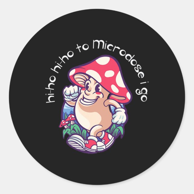 Sticker Rond Sensibilisation à la microbiologie en santé mental (Devant)