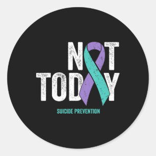 Sticker Rond Sensibilisation à la prévention du suicide - Pas a