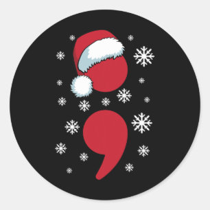 Sticker Rond Sensibilisation à la prévention du suicide Santa C