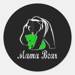 Sticker Rond Sensibilisation à la santé mentale Mama Soutien à