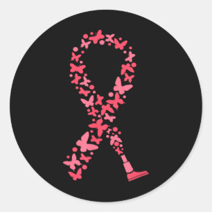 Sticker Rond Sensibilisation à l'amiante Ruban Handicap Prosthé