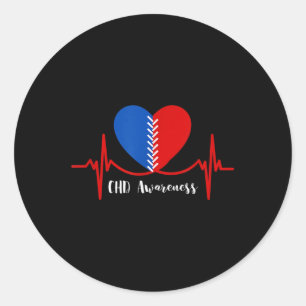 Sticker Rond Sensibilisation À L'Enfant, Guerrier Du Coeur, Coe