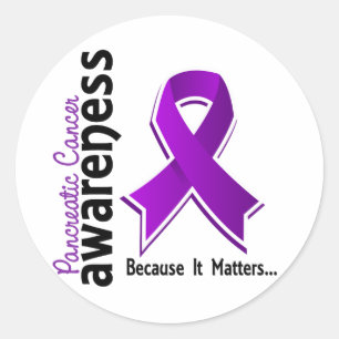 Sticker Rond Sensibilisation au cancer du pancréas 5
