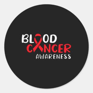 Sticker Rond Sensibilisation au cancer du sang 3