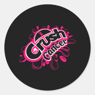 Sticker Rond Sensibilisation au cancer du sein