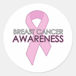 Sticker Rond Sensibilisation au cancer du sein