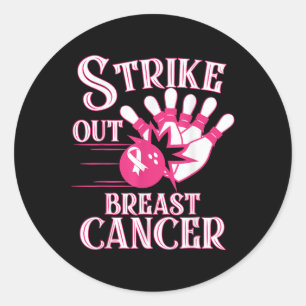 Sticker Rond Sensibilisation au cancer du sein - Brise de Bowli