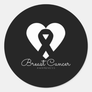 Sticker Rond Sensibilisation au cancer du sein - Journée mondia