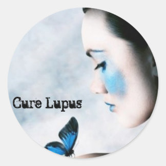 Sticker Rond Sensibilisation au lupus