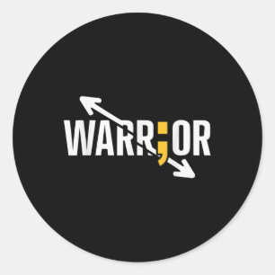 Sticker Rond Sensibilisation au suicide Dépression Anxiété Sant