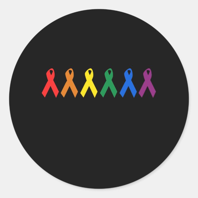 STICKER ROND SENSIBILISATION AU VIH/SIDA (Devant)
