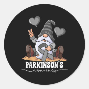 Sticker Rond Sensibilisation aux parkinsons