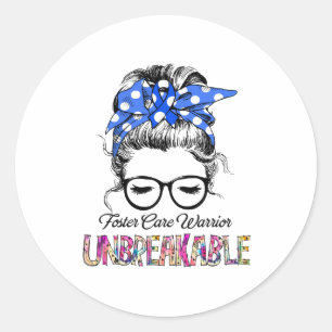 Sticker Rond Sensibilisation aux soins d'appoint Ruban Cadeaux