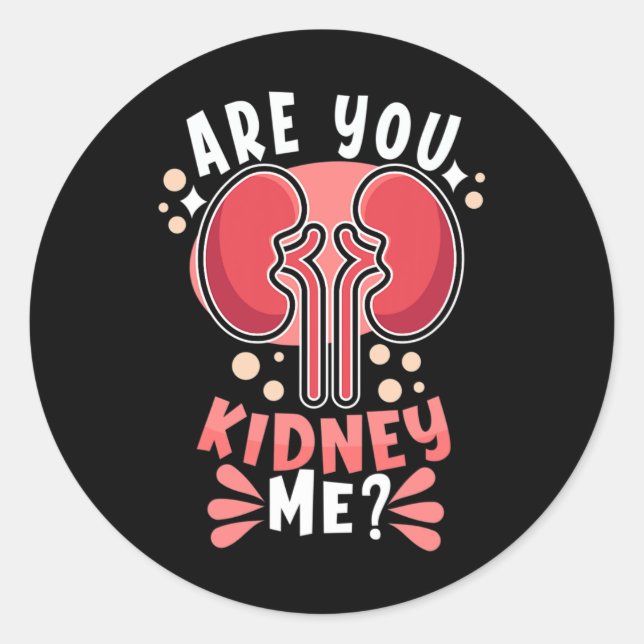 Sticker Rond Sensibilisation aux transplantations Technique de  (Devant)
