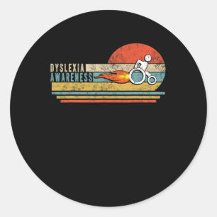 Sticker Rond Sensibilisation Cadeaux pour personnes handicapées