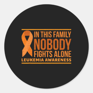 Sticker Rond Sensibilisation Dans Cette Famille Personne Ne Se 