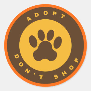 Sticker Rond Sensibilisation des animaux