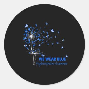 Sticker Rond Sensibilisation Foi Espoir Amour Dandelion