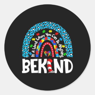 Sticker Rond Sensibilisation sur l'autisme Pourquoi convient-il