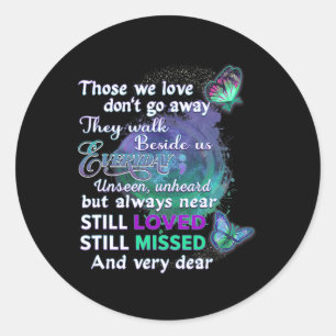 Sticker Rond Sensibiliser les femmes que nous aimons ne dispara