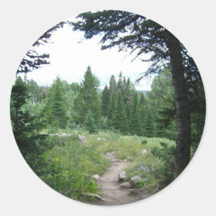 Sticker Rond Sentier Grand Teton