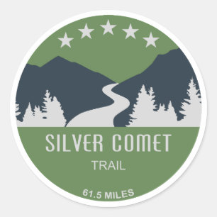 Sticker Rond Sentier Silver Comet Géorgie
