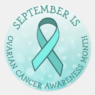 Sticker Rond Septembre est le mois de sensibilisation au cancer