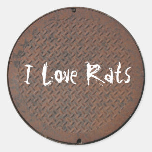 Sticker Rond Série de couvertures de main