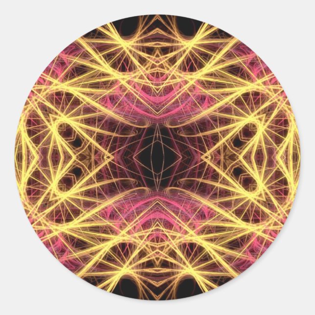 Sticker Rond série psystickers (Devant)