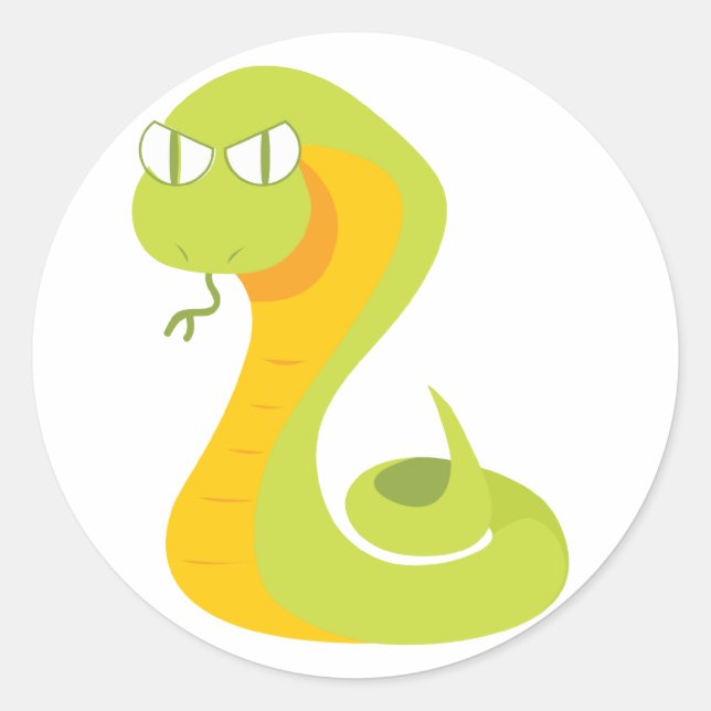 Sticker Rond Serpent (Devant)