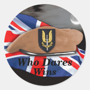 Sticker Rond service aérien spécial dit vétérans anciens combat