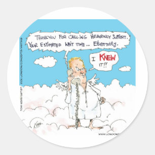 Sticker Rond Service Clientèle Au Paradis Cartes Mugs Cadeaux D