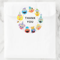 Sesame Street Pals Confetti Anniversaire Merci