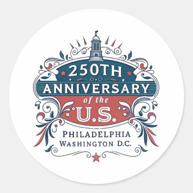 STICKER ROND SESTERCENTENNIAL (Devant)