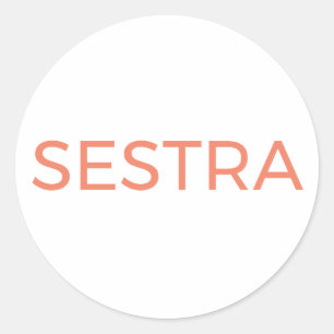 Sticker Rond SESTRA de l'émission télévisée Orphan Black