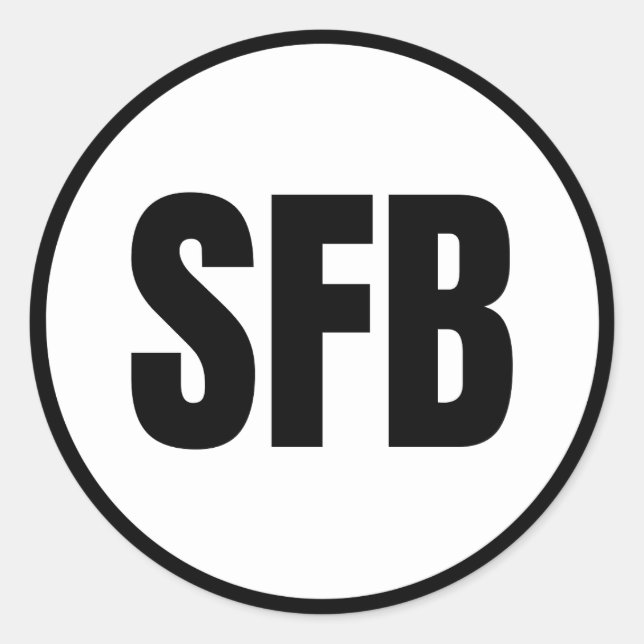 Sticker Rond SFB - Sanford (Devant)