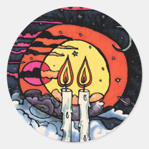 Sticker Rond Shabbat