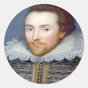 Sticker Rond Shakespeare